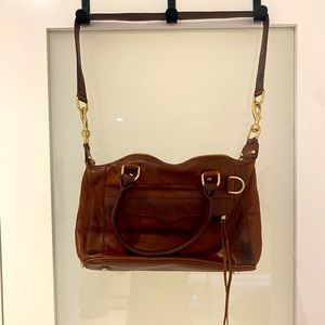 Rebecca Minkoff brown leather bag.
